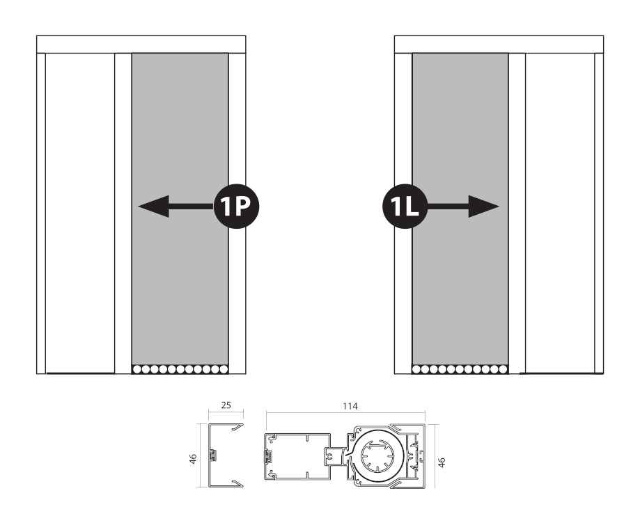 Specificații of the Single Rolled MONUMO Door Mosquito Net